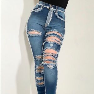 Distressed Jeans